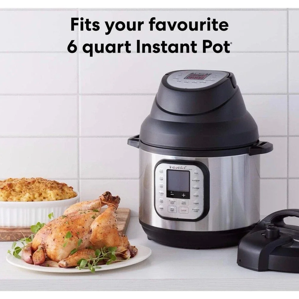 Qulti-Use Air Fryer Lid with Base Compatible with Air Fryer